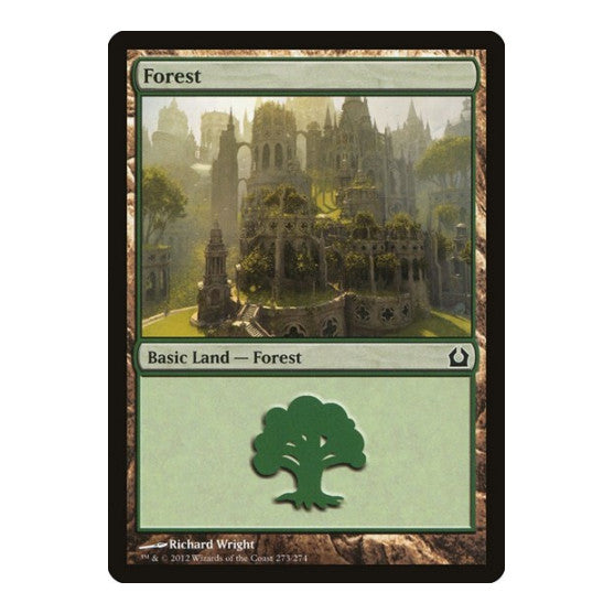 Forest 273 (RTR) #273 Land (Foil Lightly Played) Return to Ravnica Magic: The Gathering: 2012