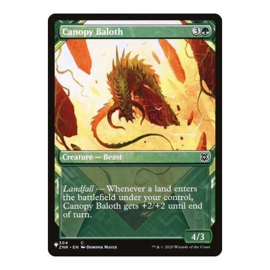 Canopy Baloth (Showcase) (LIST) #304 Common (Lightly Played) The List Reprints Magic: The Gathering: 2026