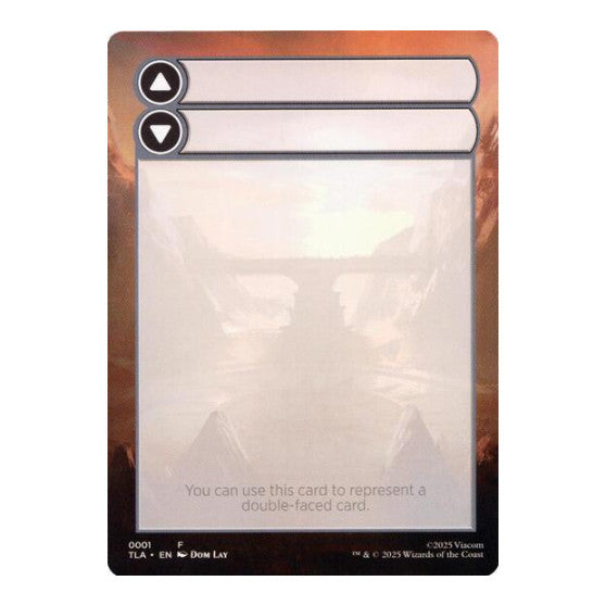 Helper Card (TLA) #1 Token (Lightly Played) Avatar: The Last Airbender Magic: The Gathering: 2025