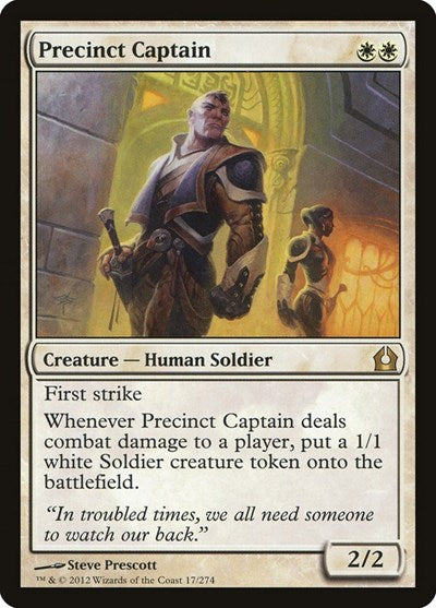 Precinct Captain (RTR) #17 Rare (Lightly Played) Return to Ravnica Magic: The Gathering: 2012