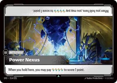 Power Nexus (SFD) #214/221 Uncommon (Near Mint) Spiritforged Riftbound: League of Legends Trading Card Game: 2026