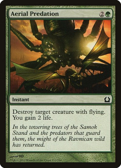 Aerial Predation (RTR) #113 Common (Lightly Played) Return to Ravnica Magic: The Gathering: 2012