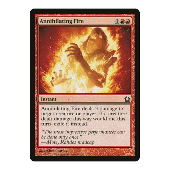 Annihilating Fire (RTR) #85 Common Return to Ravnica Magic: The Gathering: 2012