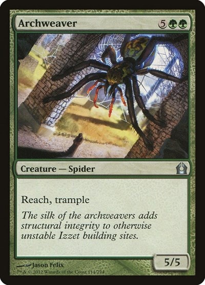Archweaver (RTR) #114 Uncommon (Moderately Played) Return to Ravnica Magic: The Gathering: 2012