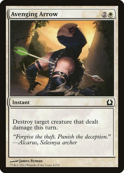 Avenging Arrow (RTR) #4 Common (Lightly Played) Return to Ravnica Magic: 2012