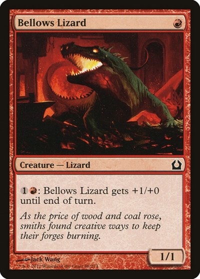 Bellows Lizard (RTR) #88 Common (Moderately Played) Return to Ravnica Magic: The Gathering: 2012