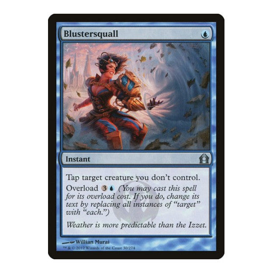 Blustersquall (RTR) #30 Uncommon (Lightly Played) Return to Ravnica Magic: The Gathering: 2012
