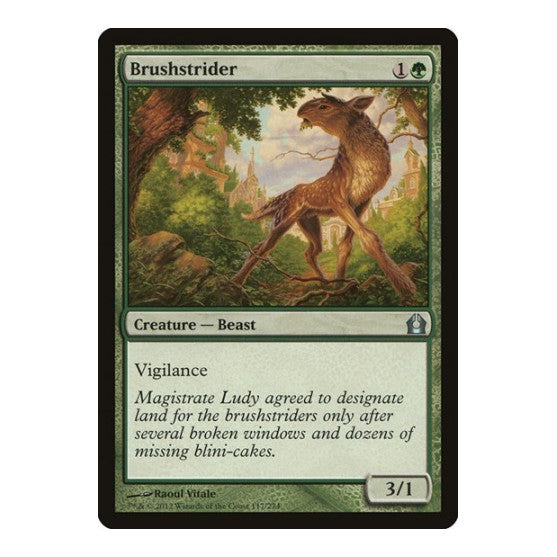 Brushstrider (RTR) #117 Uncommon (Lightly Played) Return to Ravnica Magic: The Gathering: 2012