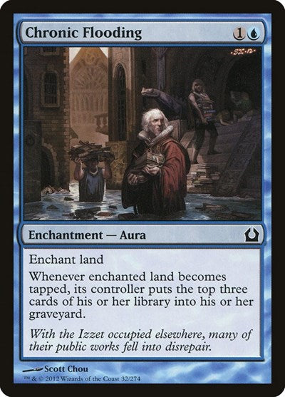 2012 Magic: Return to Ravnica (RTR) - Chronic Flooding (#32, Common) (Lightly Played)