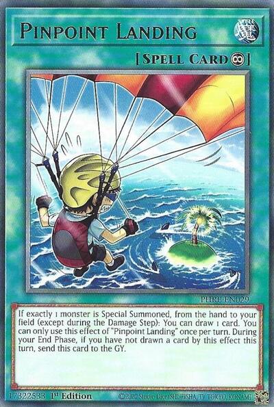 Pinpoint Landing (PHRE) #PHRE-EN029 Rare (1st Edition Near Mint) Phantom Revenge YuGiOh: 2025