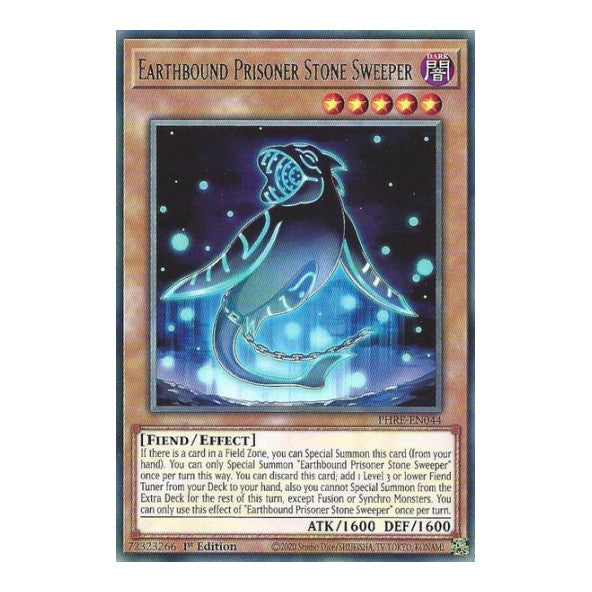 Earthbound Prisoner Stone Sweeper (PHRE) #PHRE-EN044 Rare (1st Edition Near Mint) Phantom Revenge YuGiOh: 2025