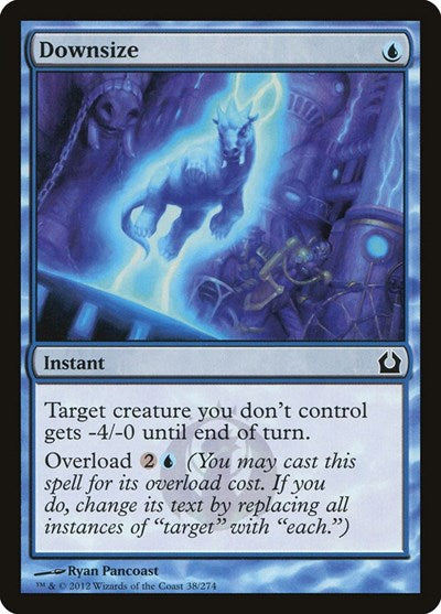 Downsize (RTR) #38 Common (Lightly Played) Return to Ravnica Magic: The Gathering: 2012