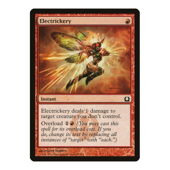 Electrickery (RTR) #93 Common (Lightly Played) Return to Ravnica Magic: The Gathering: 2012