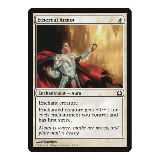Ethereal Armor (RTR) #9 Common Return to Ravnica Magic: The Gathering: 2012