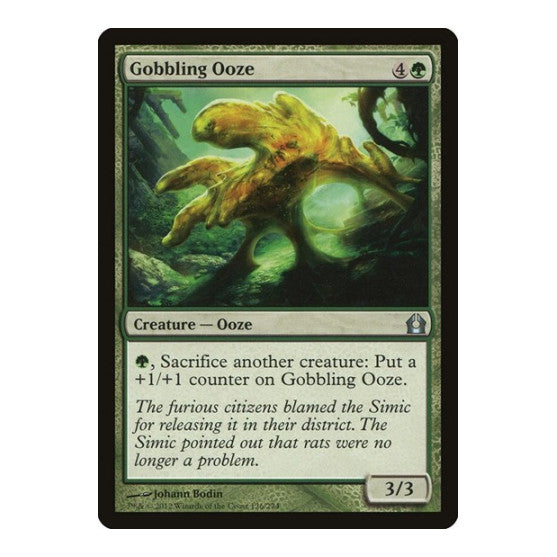 Gobbling Ooze (RTR) #126 Uncommon (Lightly Played) Return to Ravnica Magic: The Gathering: 2012