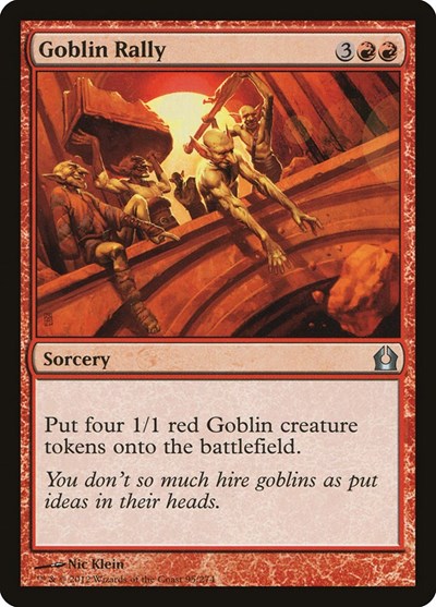 Goblin Rally (RTR) #95 Uncommon Return to Ravnica Magic: The Gathering: 2012