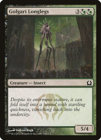 Golgari Longlegs (RTR) #216 Common Return to Ravnica Magic: The Gathering: 2012