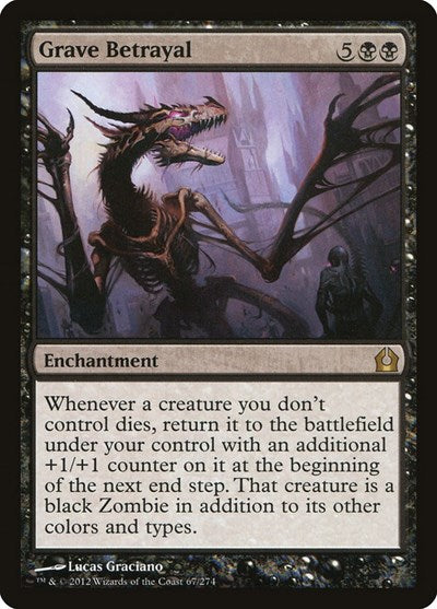 Grave Betrayal (RTR) #67 Rare Return to Ravnica Magic: The Gathering: 2012