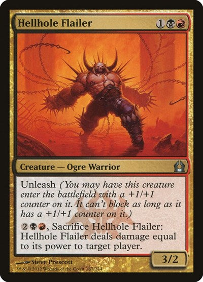 Hellhole Flailer (RTR) #167 Uncommon (Lightly Played) Return to Ravnica Magic: 2012