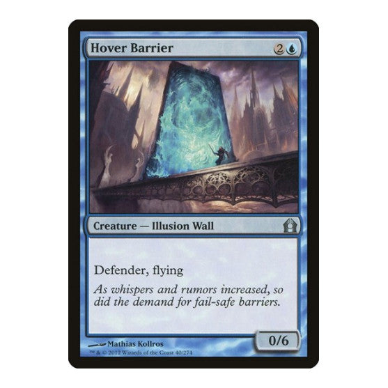Hover Barrier (RTR) #40 Uncommon (Lightly Played) Return to Ravnica Magic: The Gathering: 2012