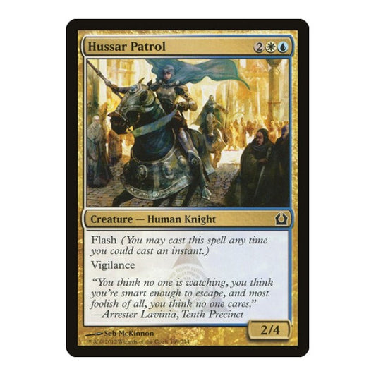 Hussar Patrol (RTR) #169 Common (Lightly Played) Return to Ravnica Magic: The Gathering: 2012