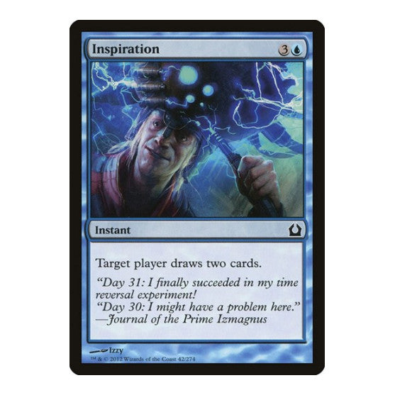 Inspiration (RTR) #42 Common (Lightly Played) Return to Ravnica Magic: The Gathering: 2012