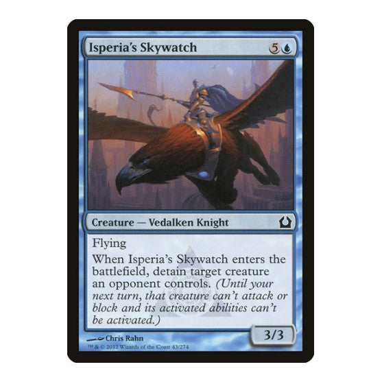 Isperias Skywatch (RTR) #43 Common (Moderately Played) Return to Ravnica Magic: The Gathering: 2012