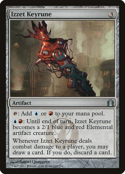 Izzet Keyrune (RTR) #230 Uncommon (Lightly Played) Return to Ravnica Magic: The Gathering: 2012