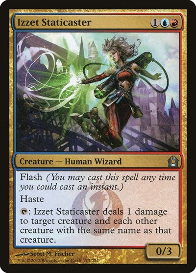 Izzet Staticaster (RTR) #173 Uncommon (Lightly Played) Return to Ravnica Magic: The Gathering: 2012
