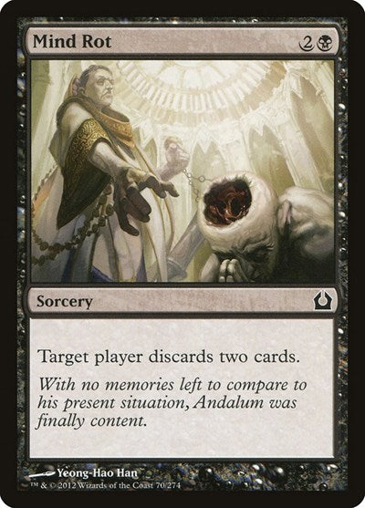 Mind Rot (RTR) #70 Common (Lightly Played) Return to Ravnica Magic: 2012