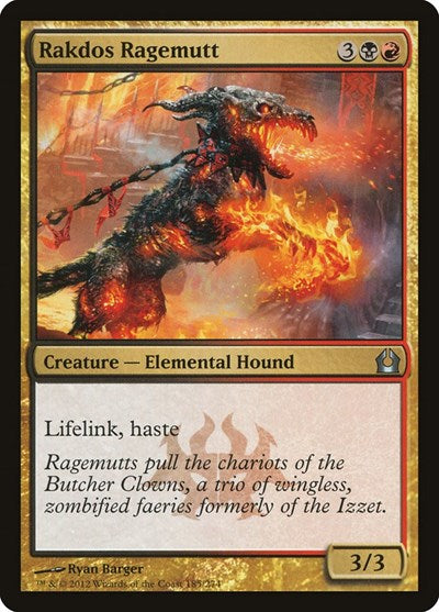 Rakdos Ragemutt (RTR) #185 Uncommon (Lightly Played) Return to Ravnica Magic: 2012