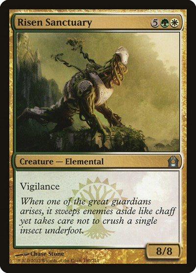 Risen Sanctuary (RTR) #190 Uncommon (Lightly Played) Return to Ravnica Magic: 2012