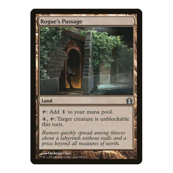 Rogue's Passage (RTR) #245 Uncommon (Lightly Played) Return to Ravnica Magic: The Gathering: 2012