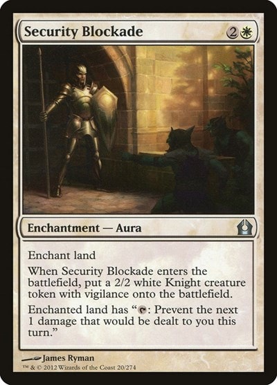Security Blockade (RTR) #20 Uncommon Return to Ravnica Magic: The Gathering: 2012