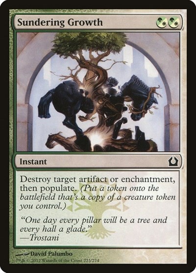 Sundering Growth (RTR) #223 Common Return to Ravnica Magic: The Gathering: 2012