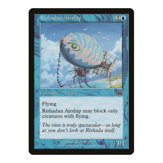 Rishadan Airship (MMQ) #91 Common (Lightly Played) Mercadian Masques Magic: The Gathering: 1999