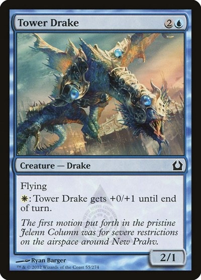 Tower Drake (RTR) #55 Common (Lightly Played) Return to Ravnica Magic: The Gathering: 2012