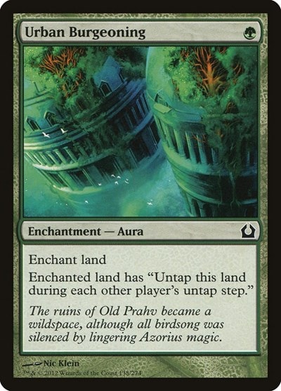 Urban Burgeoning (RTR) #138 Common (Moderately Played) Return to Ravnica Magic: The Gathering: 2012