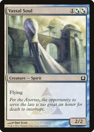 Vassal Soul (RTR) #224 Common (Lightly Played) Return to Ravnica Magic: The Gathering: 2012