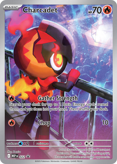 Charcadet - 022 (MEP) #022 Promo (Holofoil Near Mint) ME: Mega Evolution Promo Pokemon: 2025