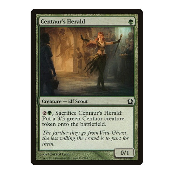 Centaur's Herald (RTR) #118 Common Return to Ravnica Magic: The Gathering: 2012
