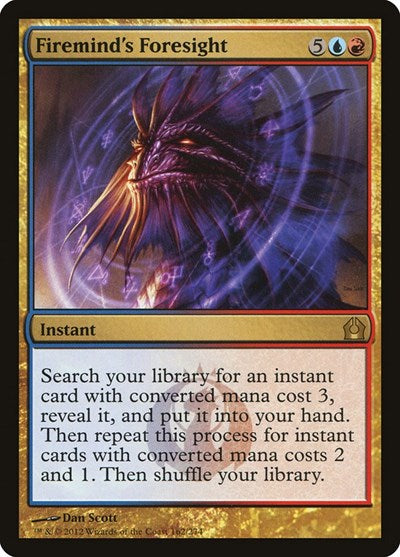 Fireminds Foresight (RTR) #162 Rare Return to Ravnica Magic: The Gathering: 2012