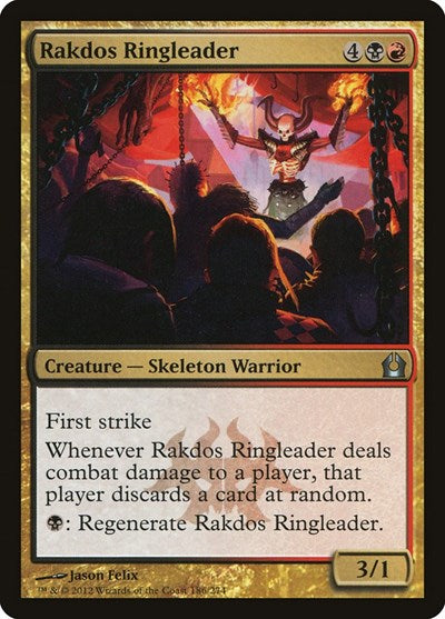 Rakdos Ringleader (RTR) #186 Uncommon (Lightly Played) Return to Ravnica Magic: 2012