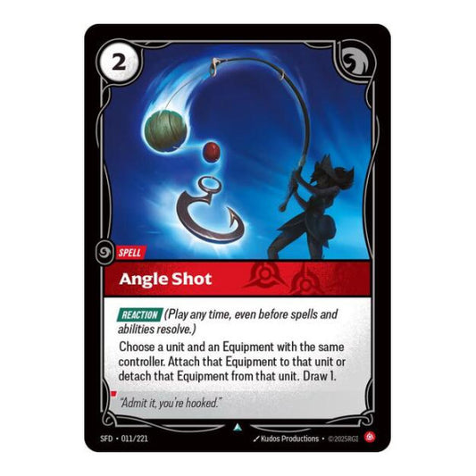 Angle Shot (SFD) #011/221 Uncommon Spiritforged Riftbound: League of Legends Trading Card Game: 2026