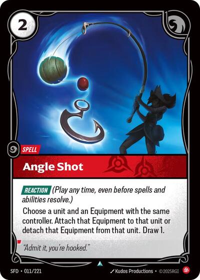 Angle Shot (SFD) #011/221 Uncommon Spiritforged Riftbound: League of Legends Trading Card Game: 2026