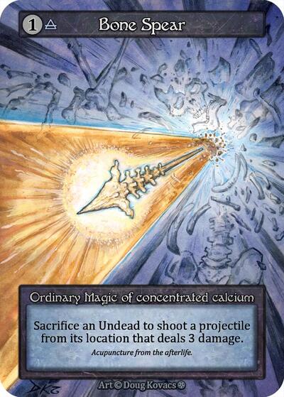 Bone Spear (GT) Ordinary (Near Mint) Gothic Sorcery: Contested Realm: 2025