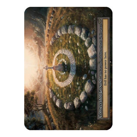 Consecrated Ground (GT) Exceptional (Lightly Played) Gothic Sorcery: Contested Realm: 2025