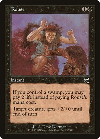 Rouse (MMQ) #157 Common (Lightly Played) Mercadian Masques Magic: The Gathering: 1999