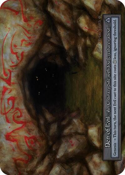 Den of Evil (GT) Ordinary (Lightly Played) Gothic Sorcery: Contested Realm: 2025