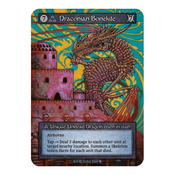 Draconian Bonekite (GT) Unique (Lightly Played) Gothic Sorcery: Contested Realm: 2025